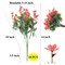 Grand Verde Wildflowers Artificial Flowers Real Touch Bouquets Faux Ranunculus Bulk Greenery, 10pcs